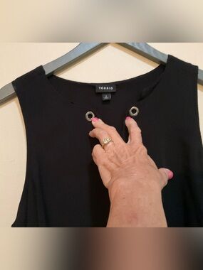 Crepe Detail Tank